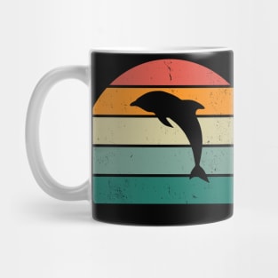 Dolphin Love Animal Retro Mug